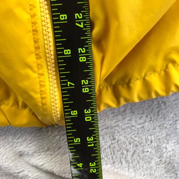 Columbia Sportswear Mens Windbreaker Jacket Large Yellow Outdoors Full Zip Mesh - Picture 7 of 16